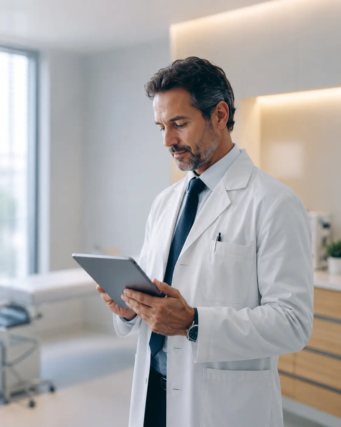 Profesional de la salud en entorno clínico